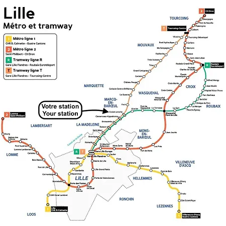Joli 20m2 Cozy Et équipé Avec Terrasse ! * Marcq-en-Barœul